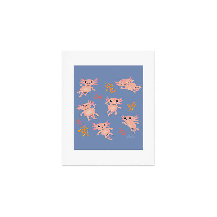 Baby Axolotl Art Print Gallery Image 1