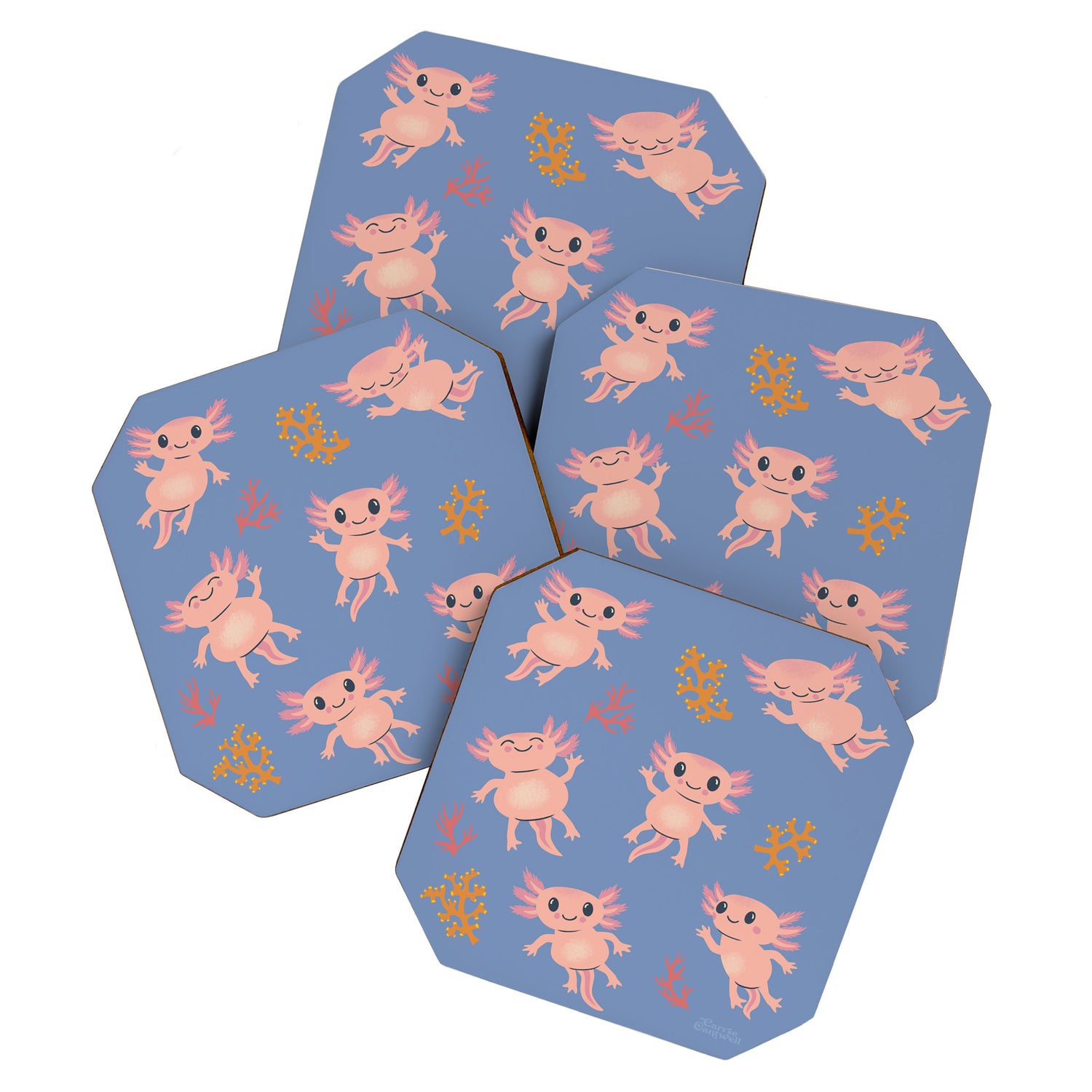 Baby Axolotl Coaster Gallery Image 1