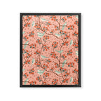 Birds In Cherry Blossom Trees Framed Canvas Print Gallery Image 8