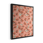 Birds In Cherry Blossom Trees Framed Canvas Print Gallery Image 2