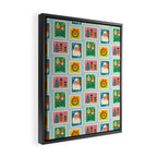 Christmas Stamps Framed Canvas Print Gallery Image 2