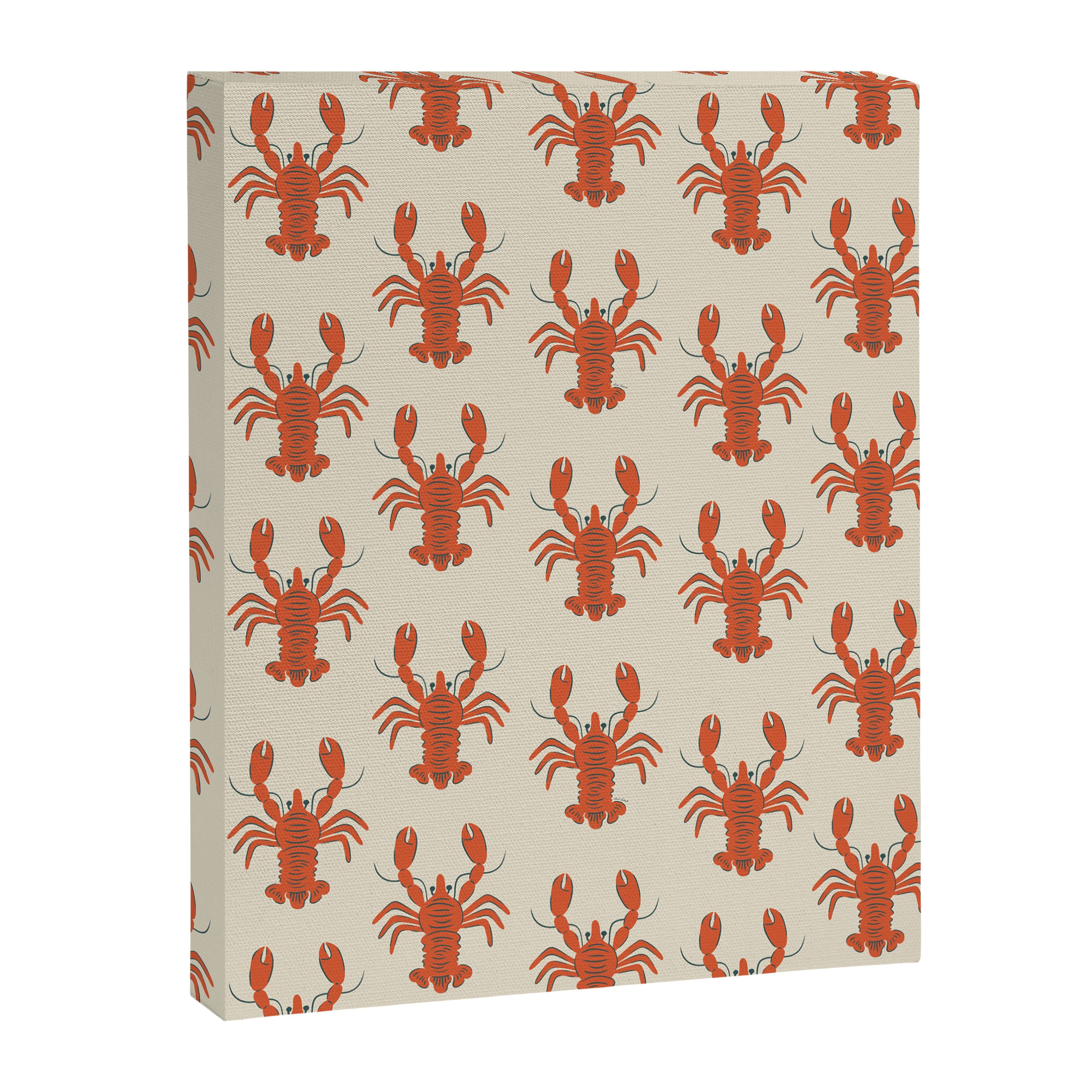Coastal Lobsters Nautical Crustacean Canvas Print Gallery Image 8