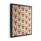 Coastal Lobsters Nautical Crustacean Framed Canvas Print Gallery Image 2