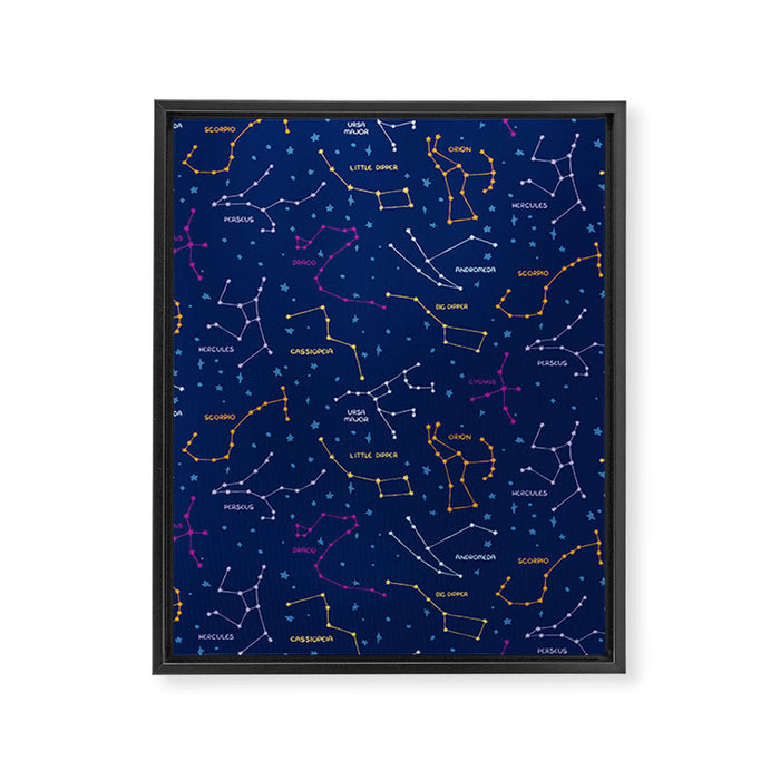Constellations Framed Canvas Print Gallery Image 1
