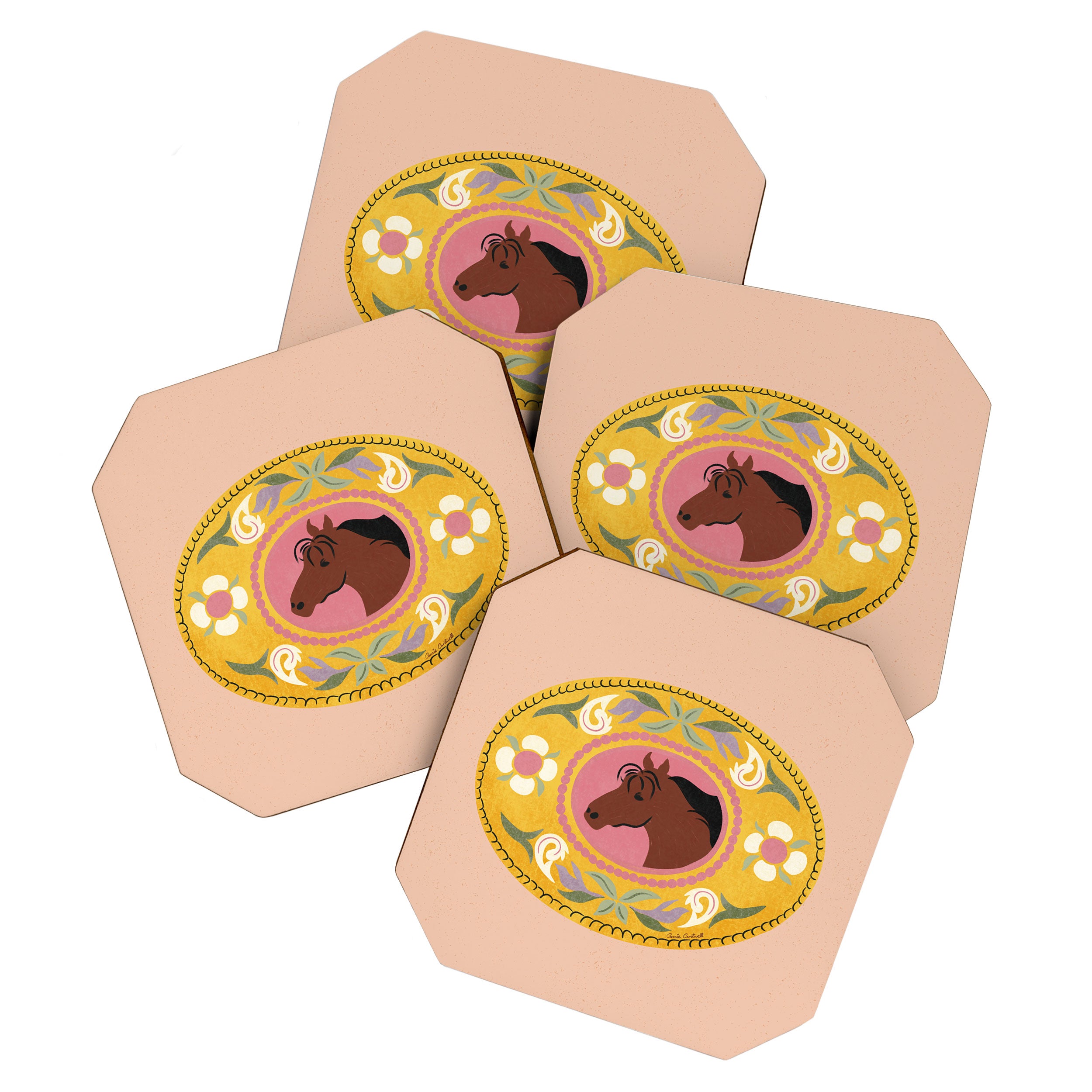 Cowgirl Belt Buckle Coaster Gallery Image 1