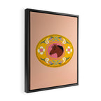 Cowgirl Belt Buckle Framed Canvas Print Gallery Image 2