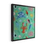 Crustaceans Seashells Framed Canvas Print Gallery Image 2