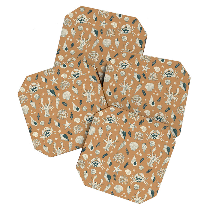 Crustaceans Seashells Coaster Gallery Image 1