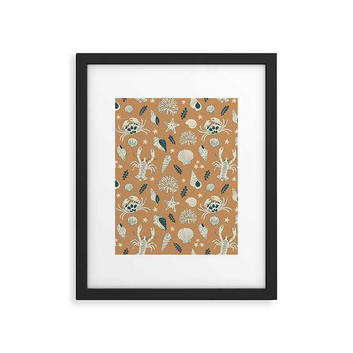 Crustaceans Seashells Framed Art Print Gallery Image 1