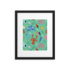 Crustaceans Seashells Framed Art Print Gallery Image 6