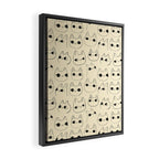 Cute Kawaii Cat Face Doodle Sketch Drawings Framed Canvas Print Gallery Image 2
