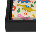 Dinomite Dinosaurs Framed Canvas Print Gallery Image 3