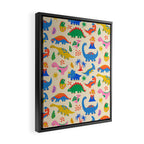 Dinomite Dinosaurs Framed Canvas Print Gallery Image 2