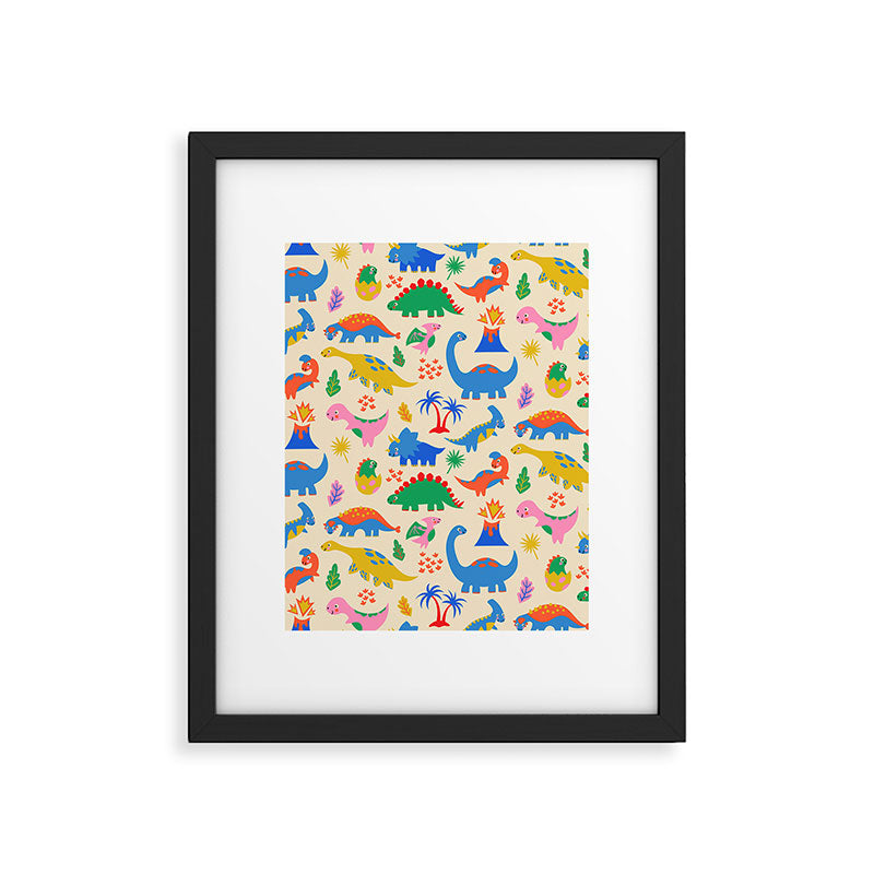 Dinomite Dinosaurs Framed Art Print Gallery Image 6