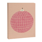 Disco Ball in Pink Canvas Print Gallery Image 8