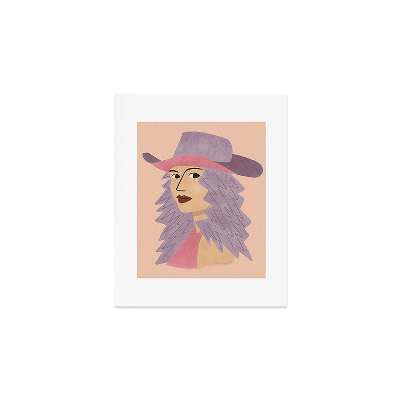 Disco Cowgirl Art Print Gallery Image 1