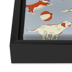 Dog Days Framed Canvas Print Gallery Image 3