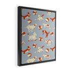 Dog Days Framed Canvas Print Gallery Image 2