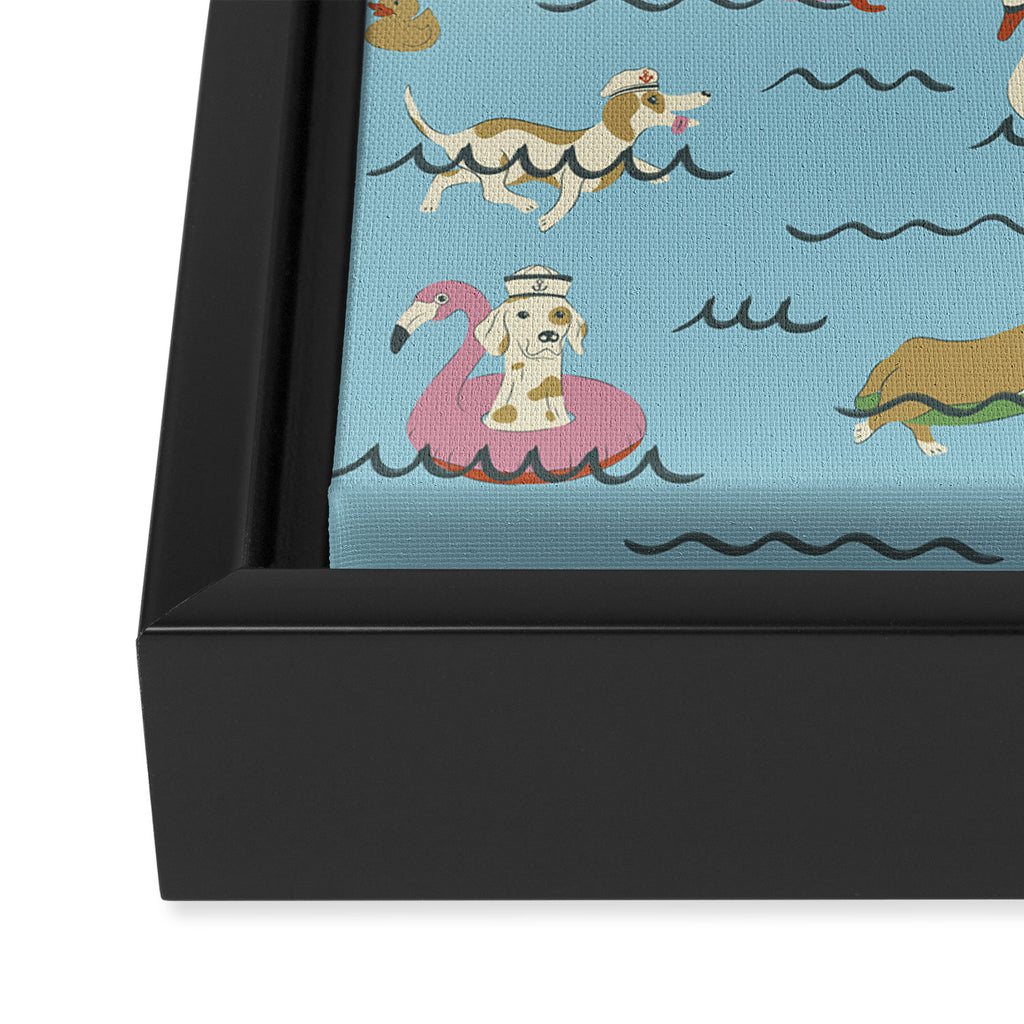 Dog Days of Summer Framed Canvas Print Gallery Image 3