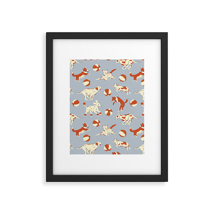 Dog Days Framed Art Print Gallery Image 1