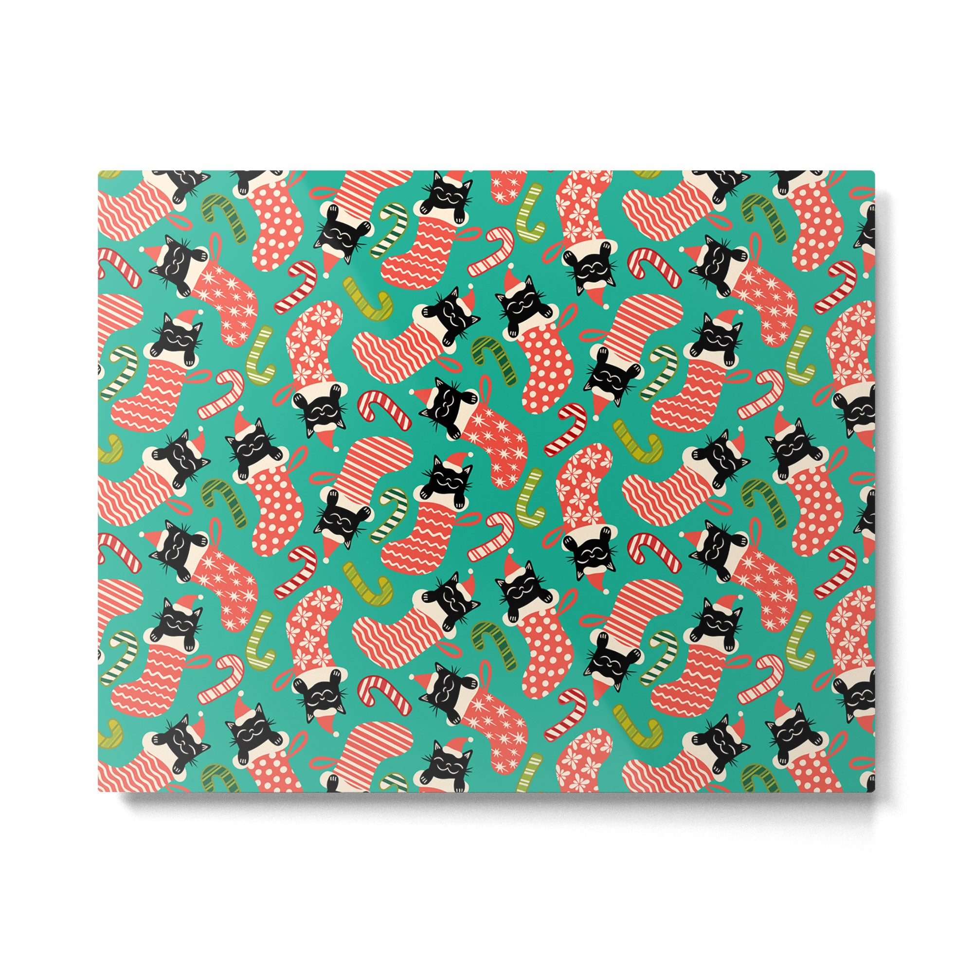 Festive Felines Metal Print Gallery Image 6