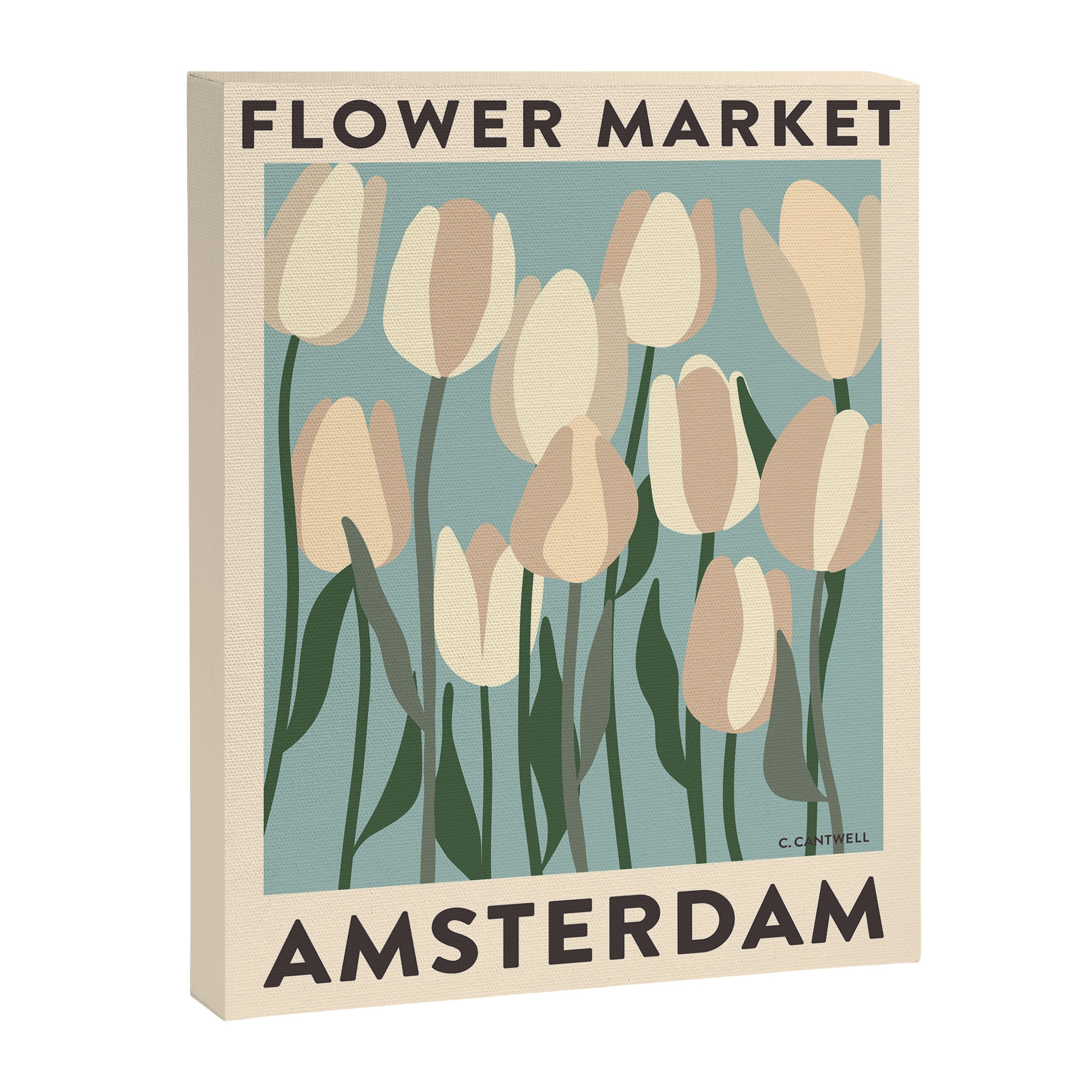 Flower Market Amsterdam - Matisse Inspired Canvas Print Gallery Image 6