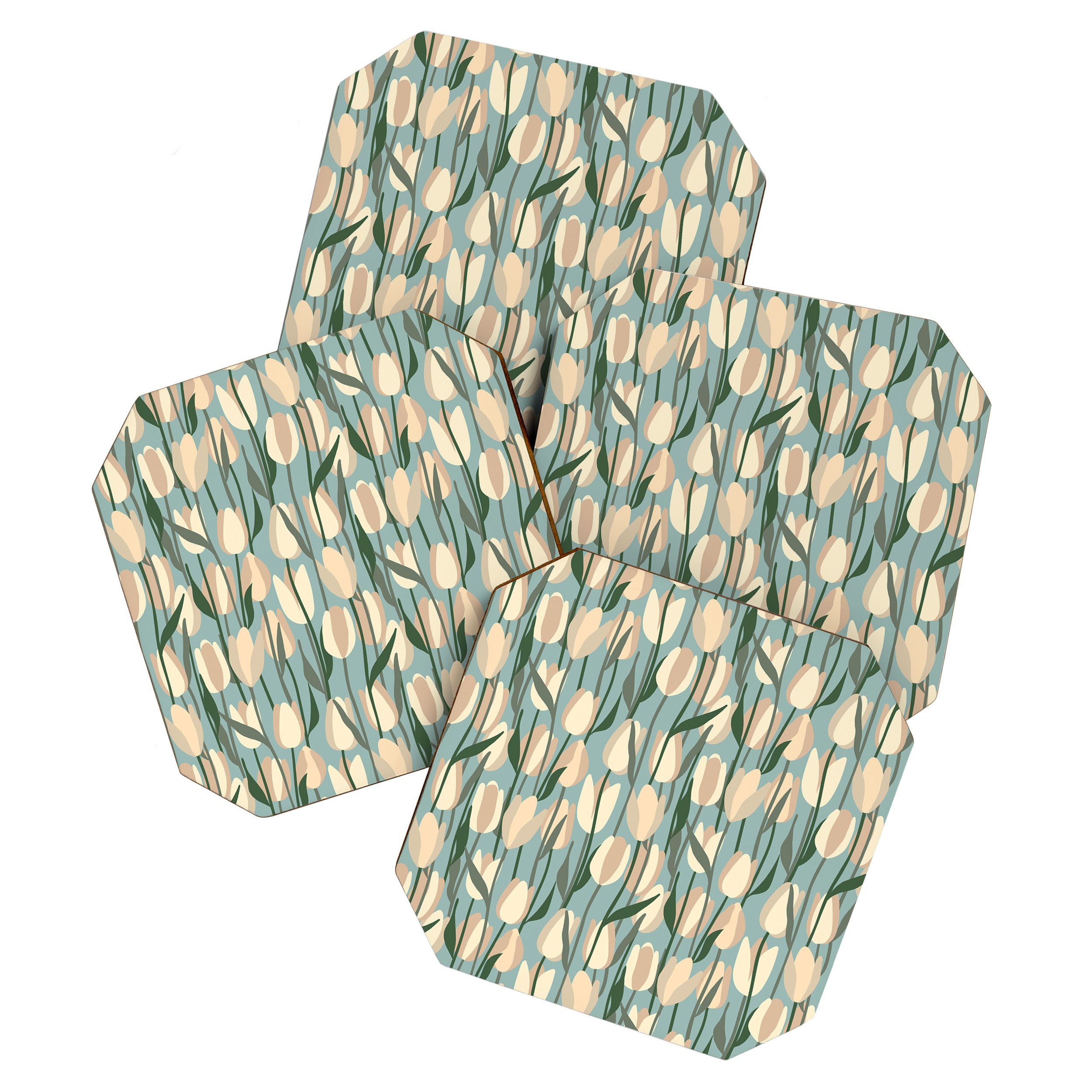 Flower Market Amsterdam - Matisse Inspired Coaster Gallery Image 1