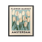 Flower Market Amsterdam - Matisse Inspired Framed Canvas Print Gallery Image 6