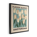 Flower Market Amsterdam - Matisse Inspired Framed Canvas Print Gallery Image 2