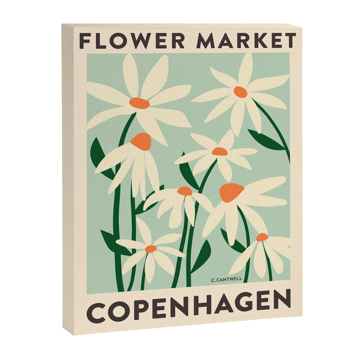 Flower Market Copenhagen - Matisse Inspired Canvas Print Gallery Image 1