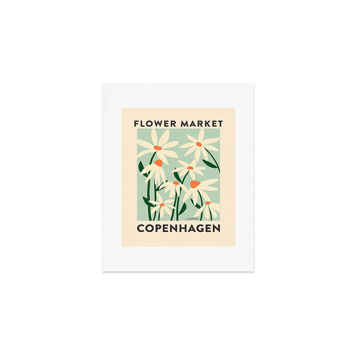 Flower Market Copenhagen - Matisse Inspired Art Print Gallery Image 1