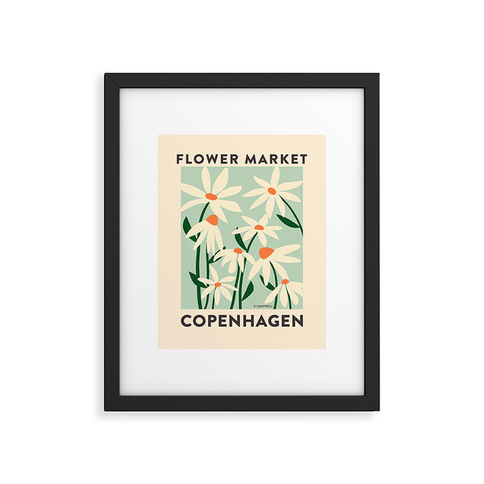 Flower Market Copenhagen - Matisse Inspired Framed Art Print Gallery Image 1