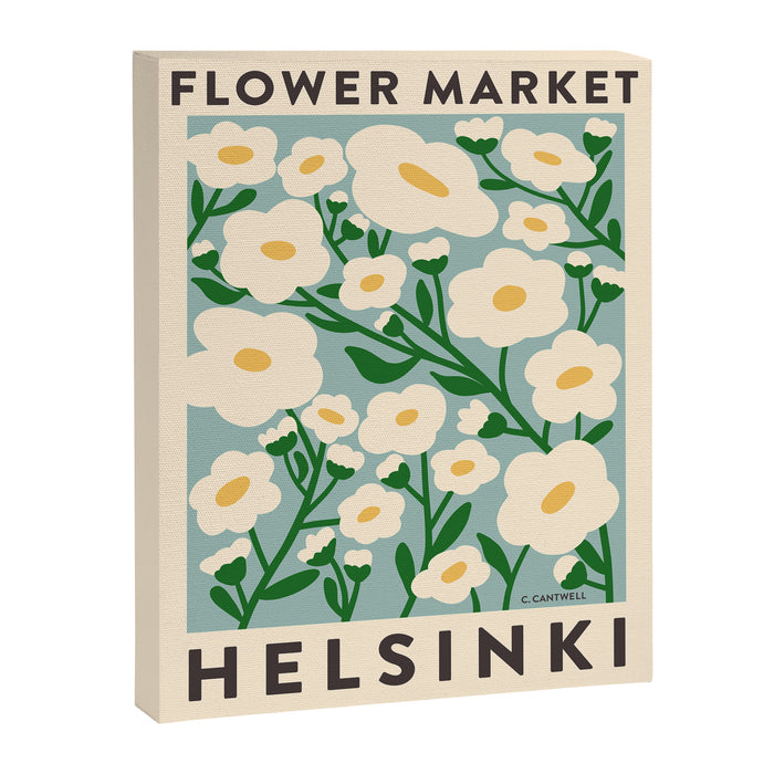 Flower Market Helsinki - Matisse Inspired Canvas Print Gallery Image 1