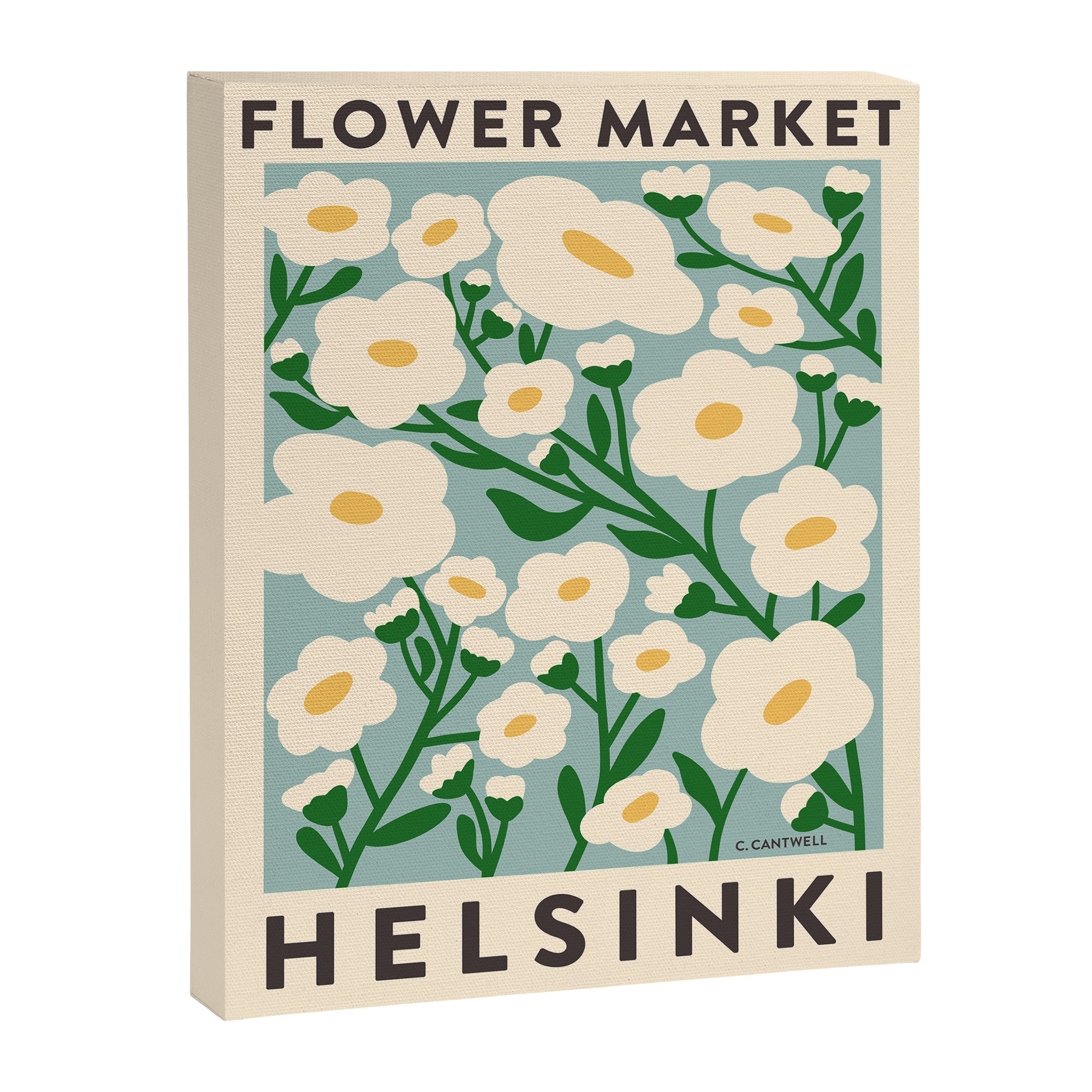 Flower Market Helsinki - Matisse Inspired Canvas Print Gallery Image 8