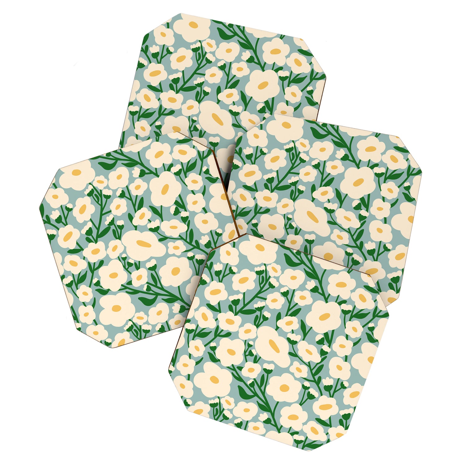 Flower Market Helsinki - Matisse Inspired Coaster Gallery Image 1