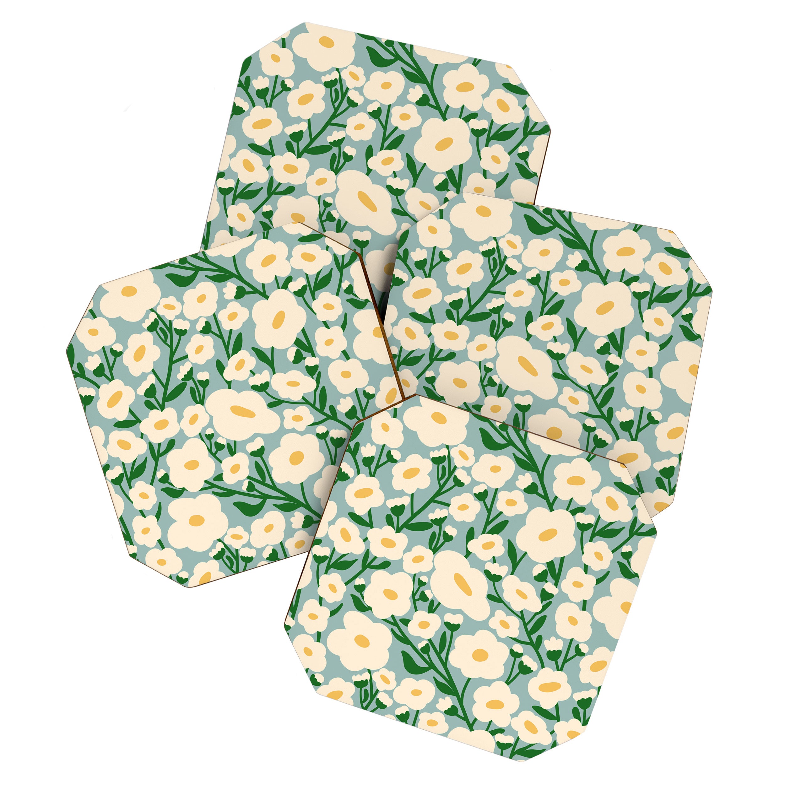 Flower Market Helsinki - Matisse Inspired Coaster Gallery Image 1