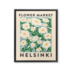 Flower Market Helsinki - Matisse Inspired Framed Canvas Print Gallery Image 8