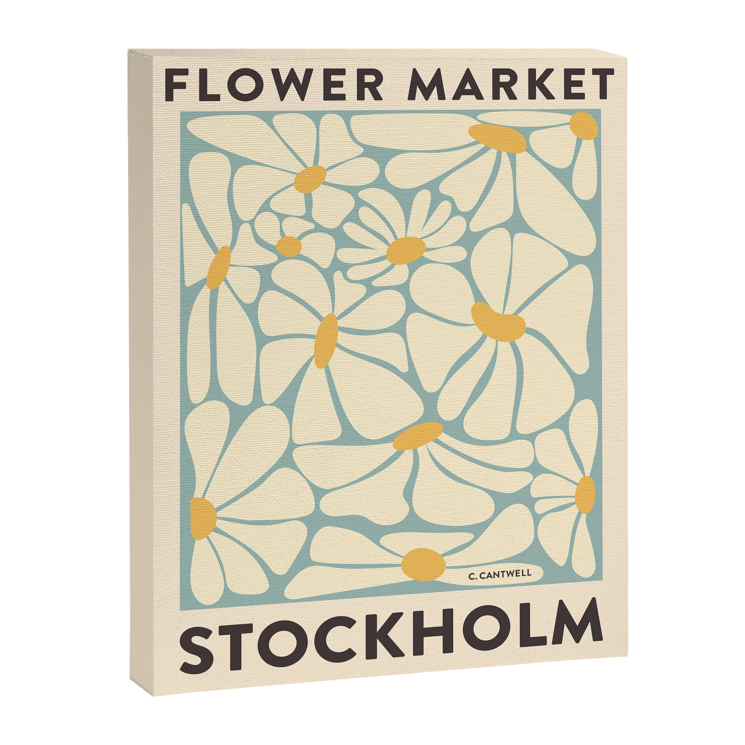 Flower Market Stockholm - Matisse Inspired Canvas Print Gallery Image 6