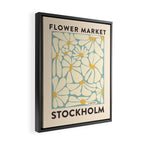 Flower Market Stockholm - Matisse Inspired Framed Canvas Print Gallery Image 2