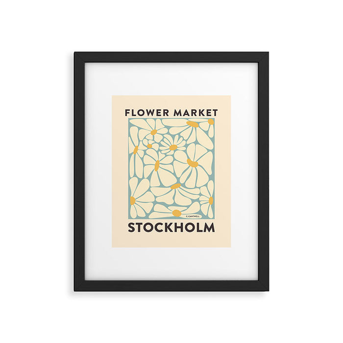 Flower Market Stockholm - Matisse Inspired Framed Art Print Gallery Image 1