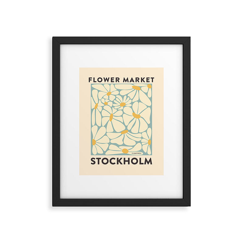 Flower Market Stockholm - Matisse Inspired Framed Art Print Gallery Image 5