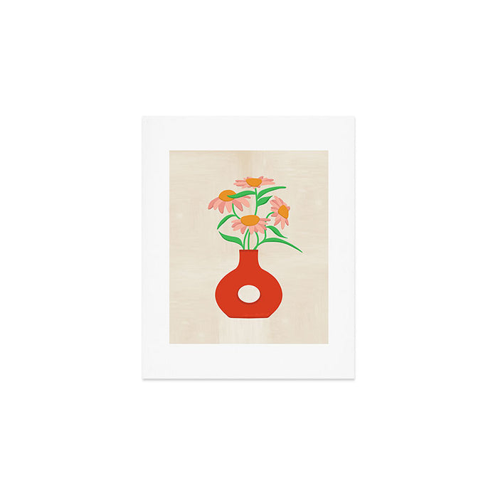 Flower Vase Art Print Gallery Image 1