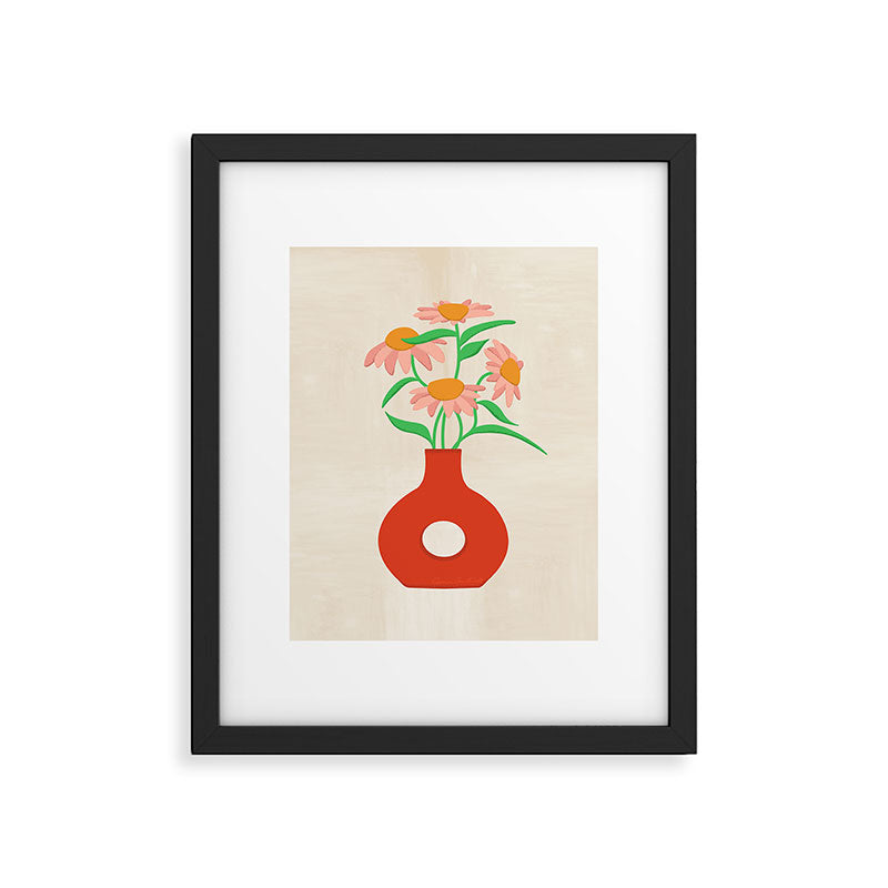 Flower Vase Framed Art Print Gallery Image 6