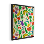 Fruits and Vegetables Framed Canvas Print Gallery Image 2