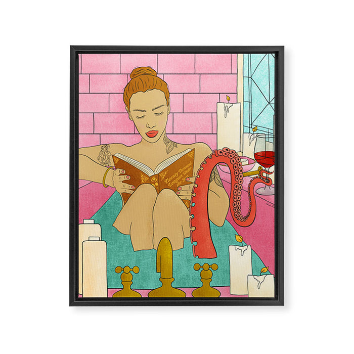 Get Lost Framed Canvas Print Gallery Image 1