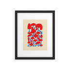 Groovy Mushrooms Framed Art Print Gallery Image 6