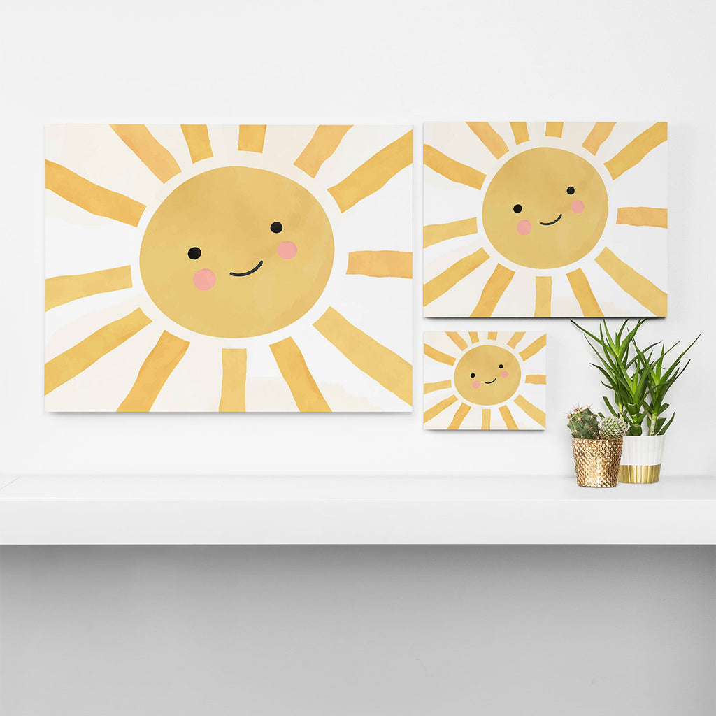 Happy Sun Canvas Print Gallery Image 3