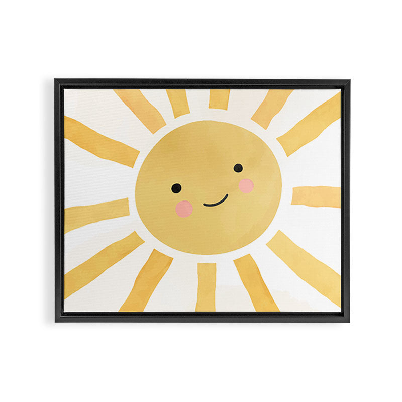 Happy Sun Framed Canvas Print Gallery Image 8