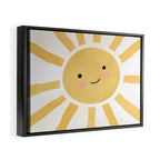 Happy Sun Framed Canvas Print Gallery Image 2