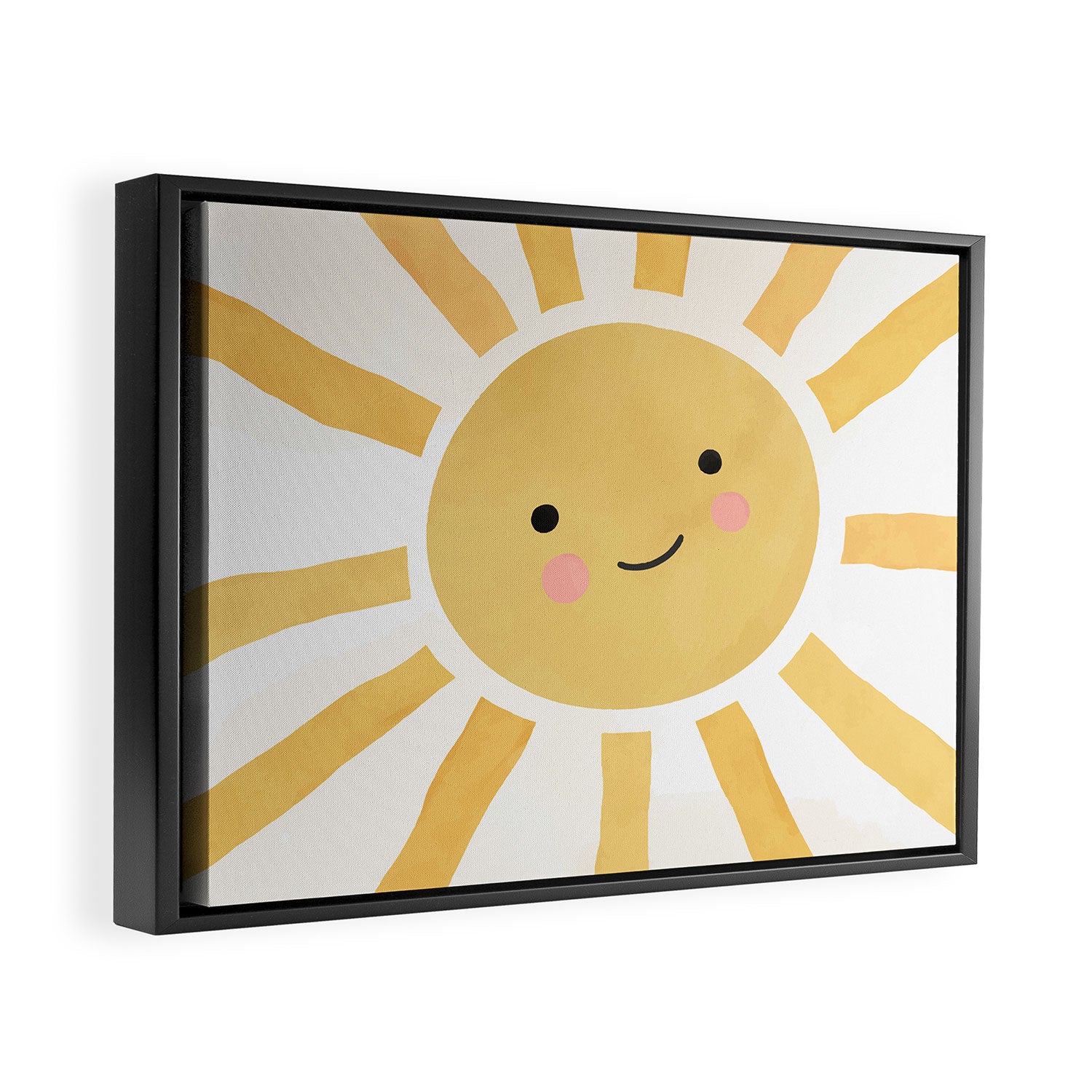 Happy Sun Framed Canvas Print Gallery Image 2
